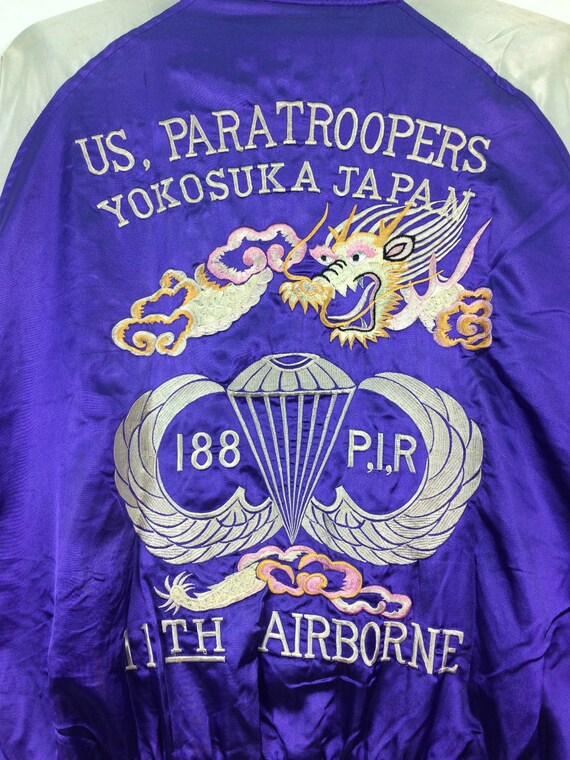 Sukajan U S Paratroopers Yokosuka Japan 11th Airbone Jacket Etsy Sukajan U S Paratroopers Yokosuka Japan 11th Airbone Jacket Etsy