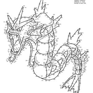Pokemon Dot to dots - Gen 1 (all 151 Pokemon)
