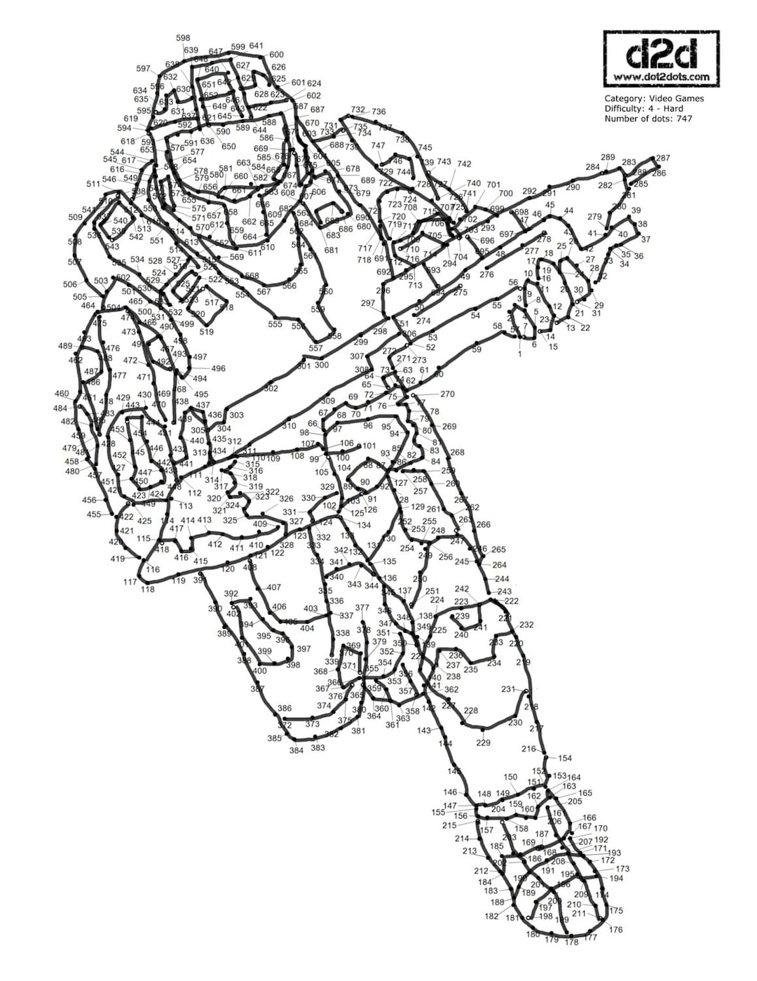 Video Game Dot to Dots Etsy