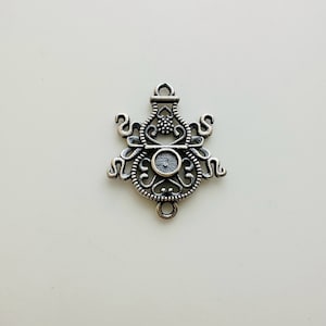 925 Silber Gourd Link / 17x15mm