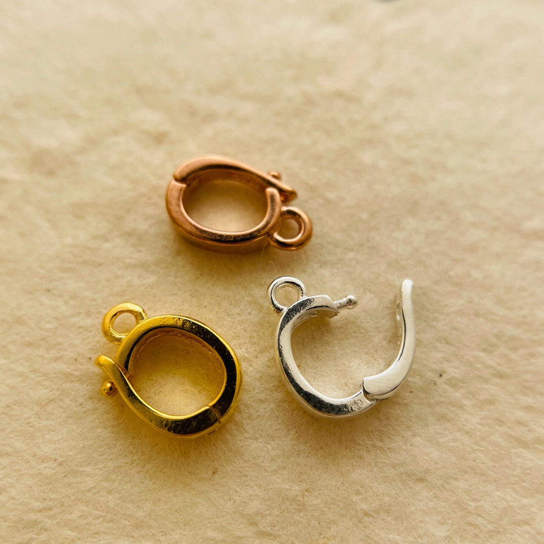 1 of Solid Sterling Silver Hinged Bail , Enhancers , Necklace Shortener