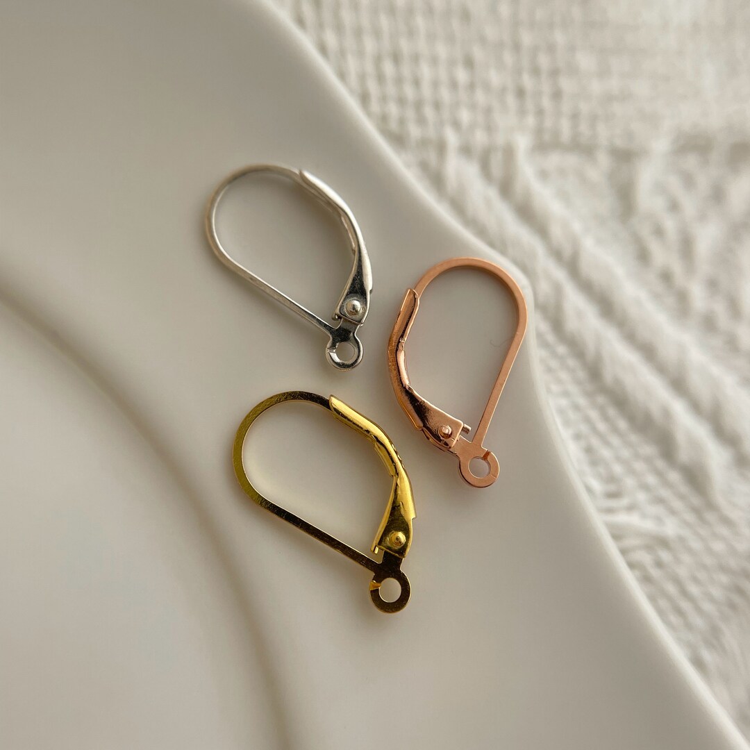 chiusura a leva in argento sterling 925 - Orecchini pendenti