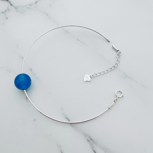 1 of Solid Sterling Silver Bracelet Bangle Finding  /  Diameter 6cm / thickness 0.8mm / Bead not included