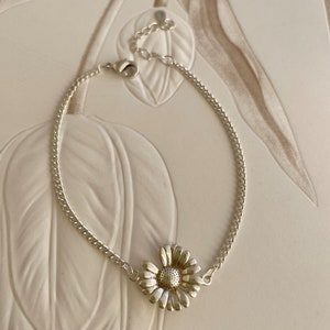Sonnenblume Blume Armband - Geschenke für Frauen Mädchen - Einstellbar