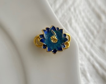 1  of Lotus Hook Clasp / 13mm