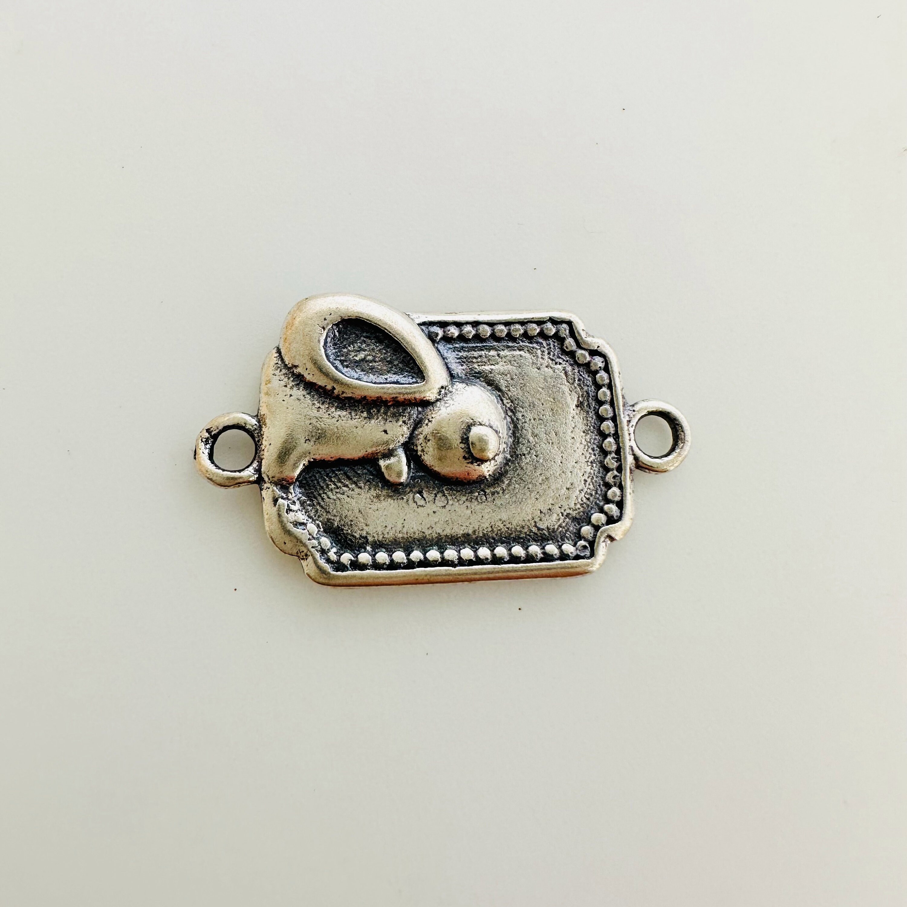 スターリングシルバー バニーリンク / 17 x 10 mm - Etsy 日本