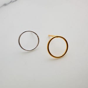 10pcs, solid sterling silver circle  earrings findings, 9mm