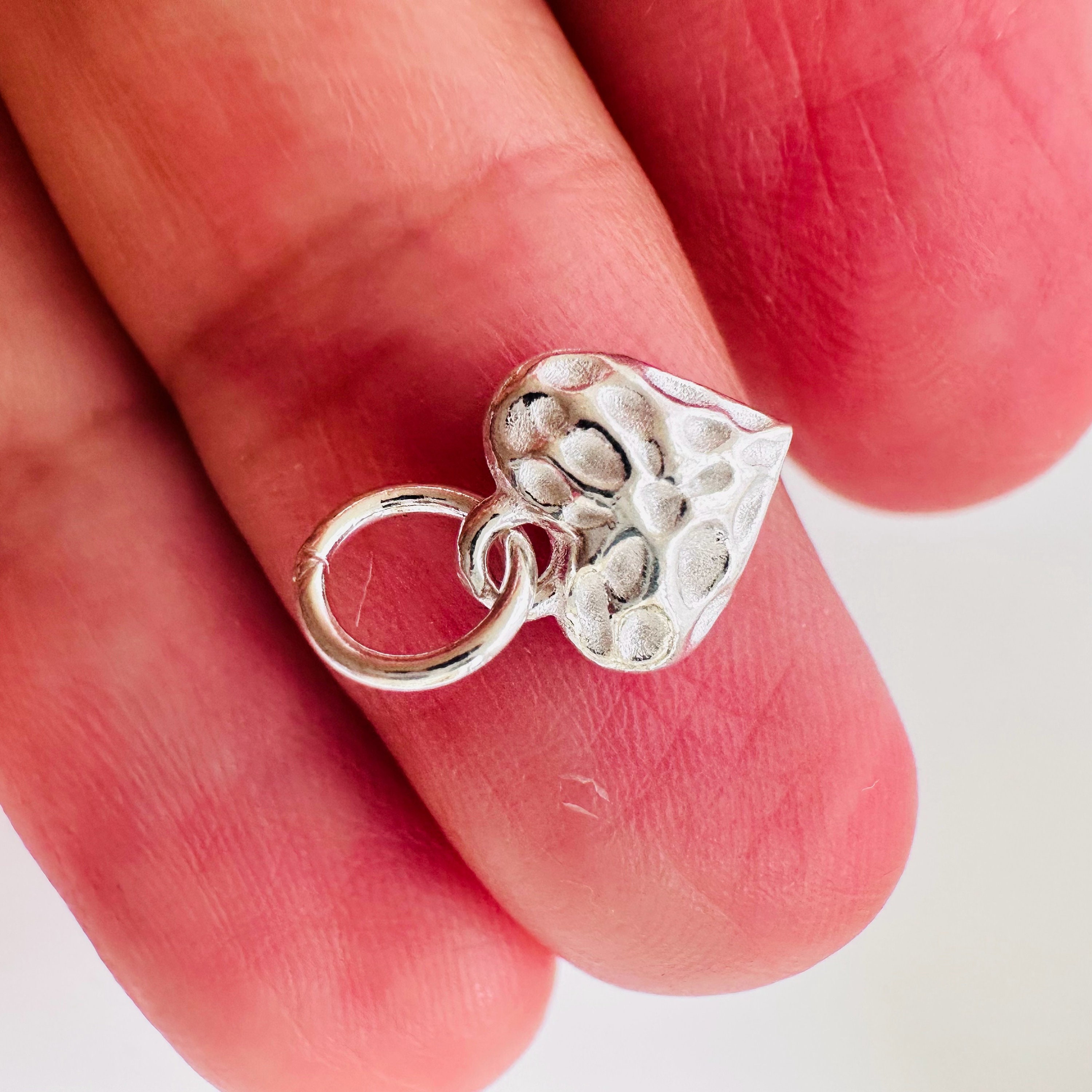 Ciondoli di lusso di argento cuore in argento sterling