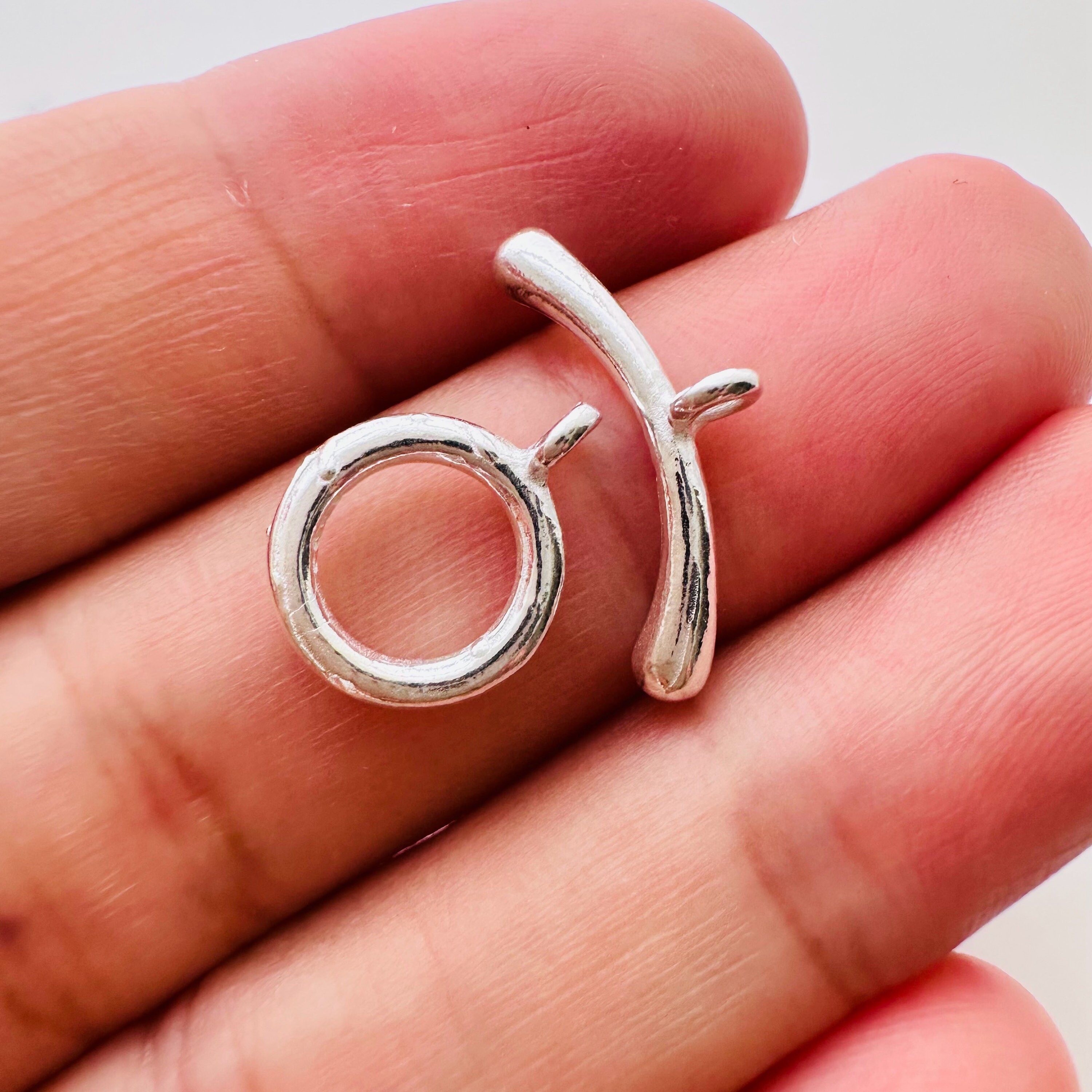 925 Sterling Silver Lobster Claw Clasp 9mm w/Ring