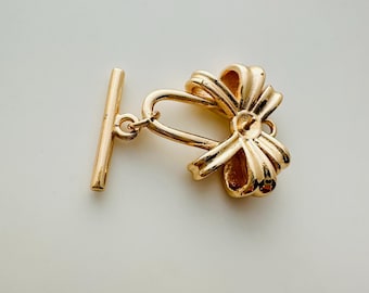 gold plated clasp / 23x16mm
