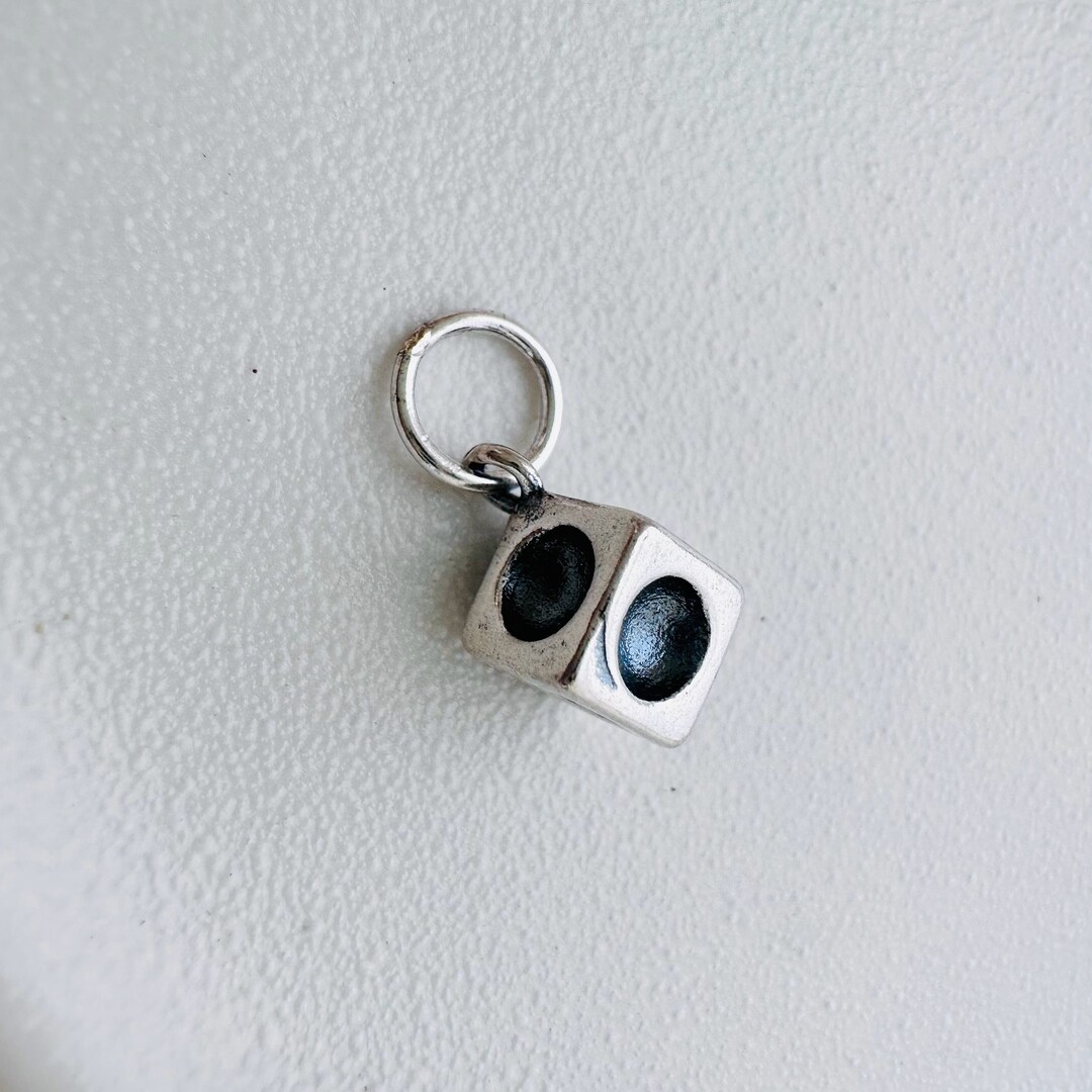 Silver Block Accessory Solid Sterling Silver Block Charm / 5x5mm - Etsy