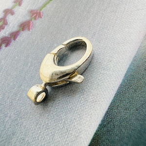 Sterling Silver Clasp, 15x6mm