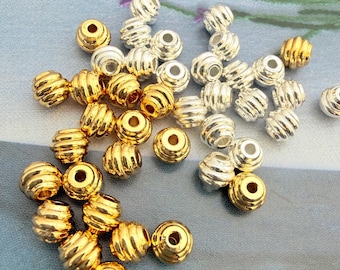 50pc goldfilled beads  (5x4mm,hole 1mm)
