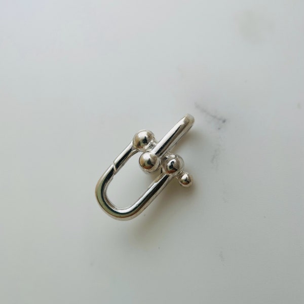 Cierre de resorte de plata de ley / 12 mm, 14 mm, 20 mm, 1 pieza