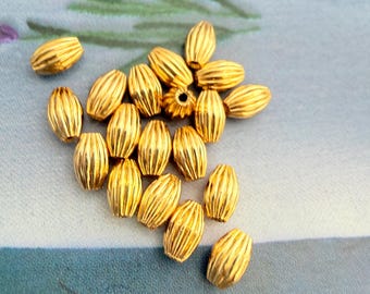 50pc goldfilled beads  (6x4mm,hole 1mm)