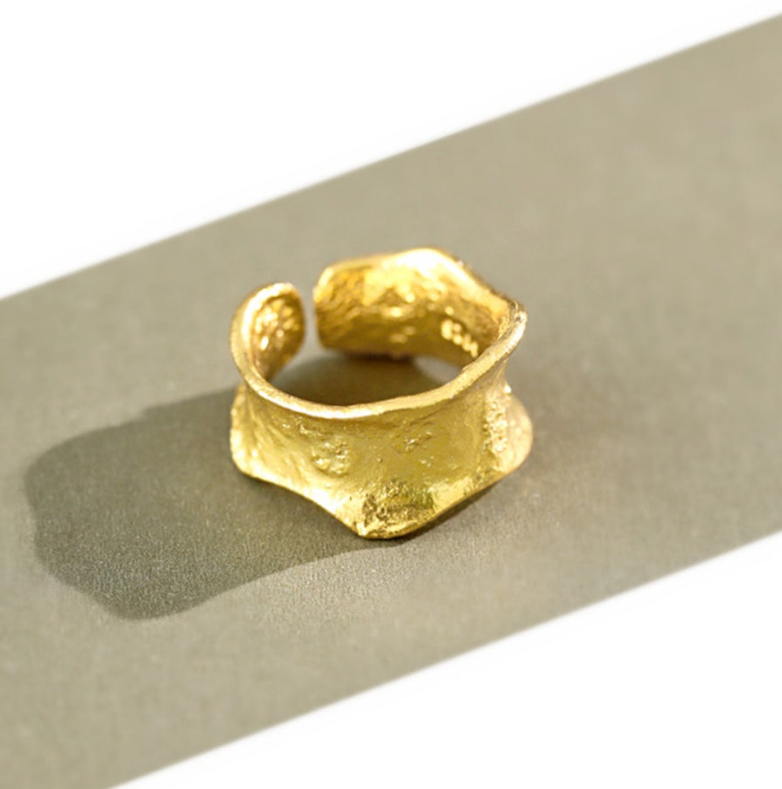 Tinfoil Tin foil Open Ring Etsy