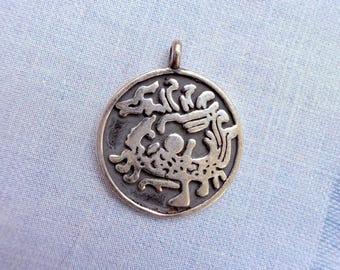 Sterling Silver Charm  , 12mm, 1 piece