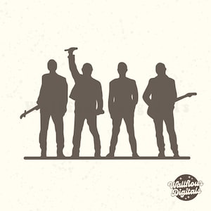 U2 Svg, U2 Decal File, U2Band, Digital Download, SVG File, Decal Digital Download, Digital Decals, Cricut SVGS, silhouette SVGS