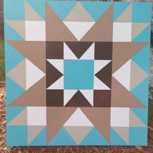 Barn Quilt Hand-Painted 2'x2'