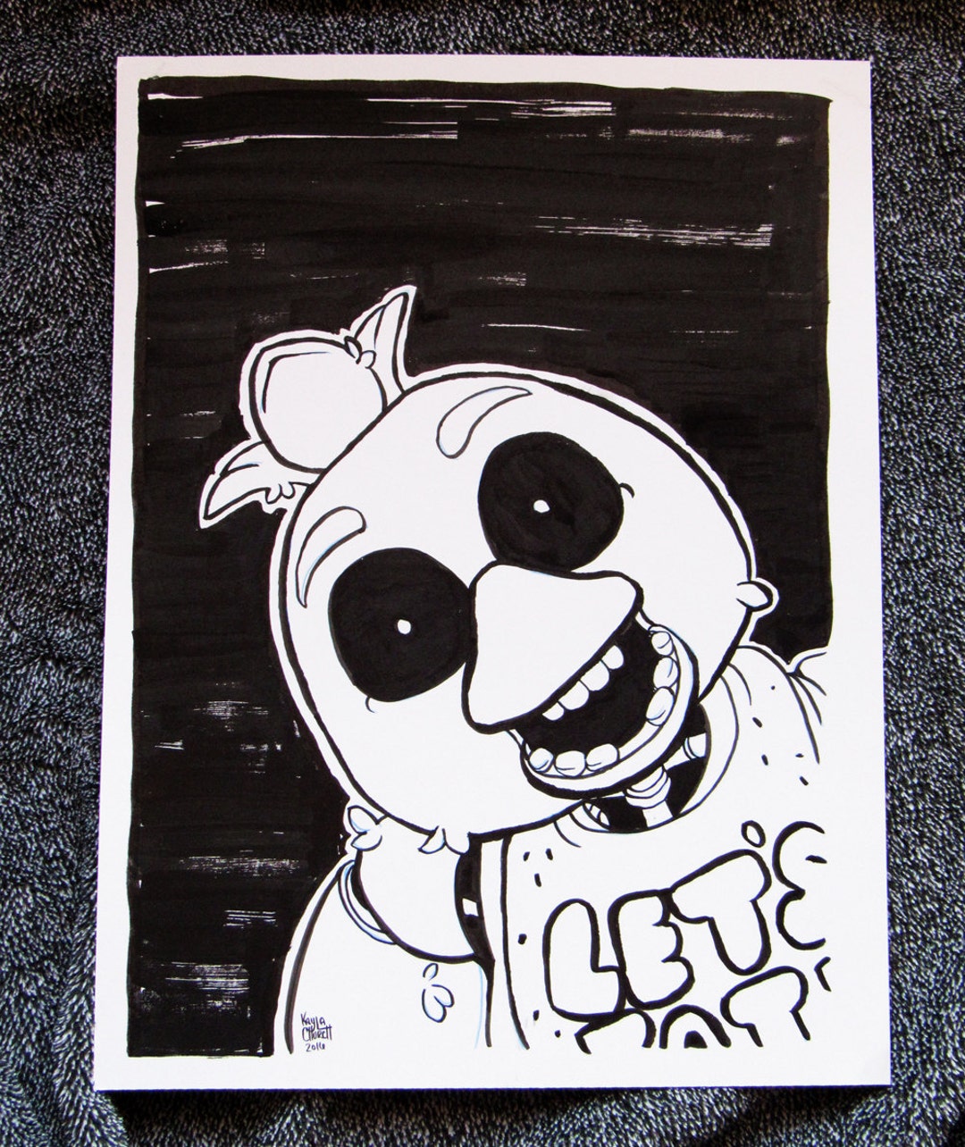 FNAF Inktober 2016: Nightmare Chica 