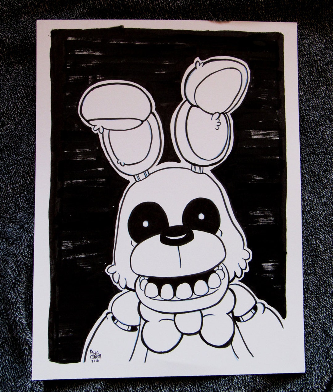 FNAF Inktober 2016: Nightmare Chica 