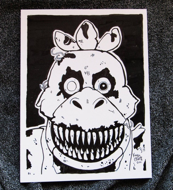 FNAF Inktober 2016: Nightmare Chica 