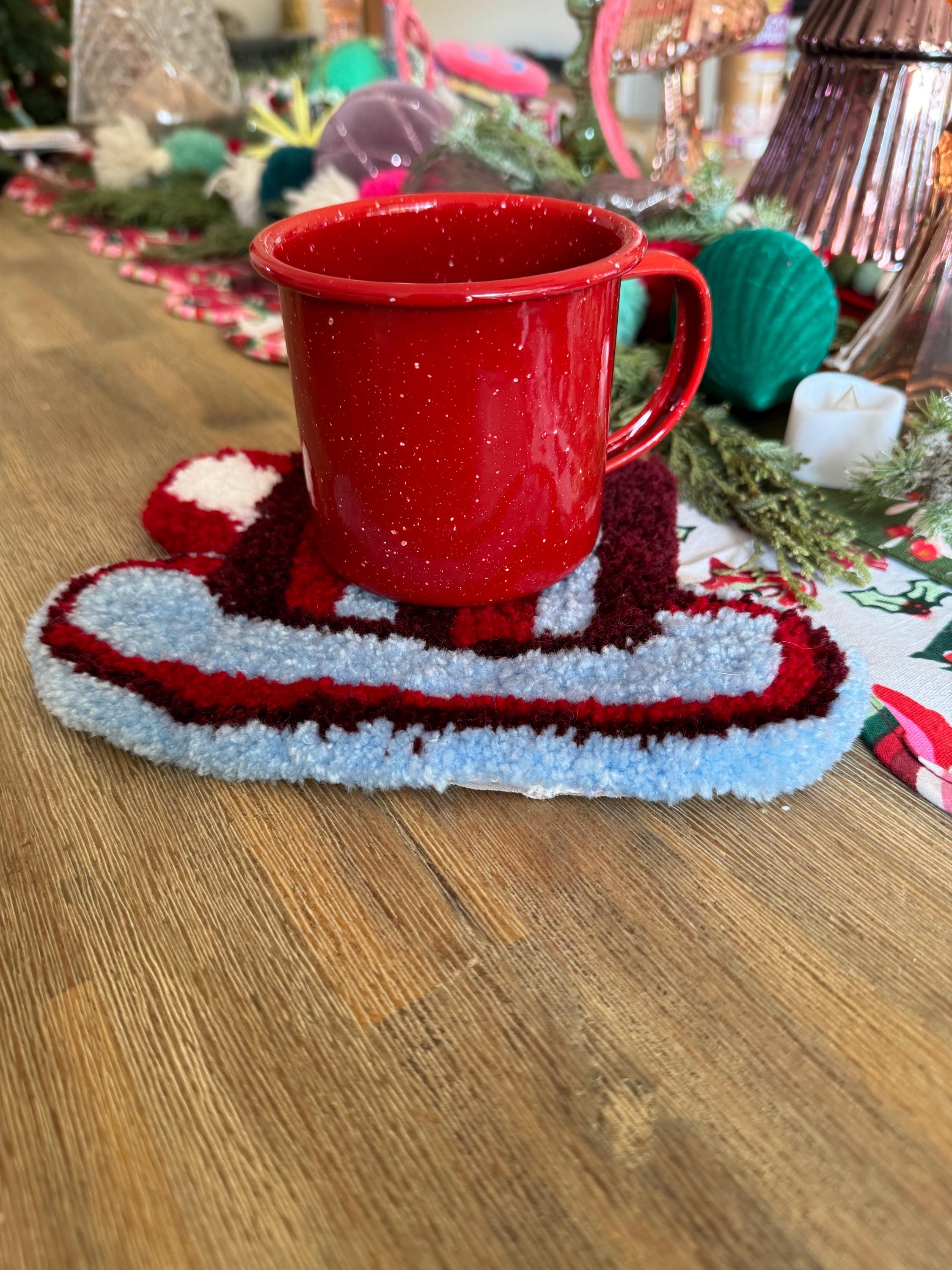 Coffee Cup Hot Beverage Tufted Rug Decor - Etsy