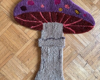 Mushroom Tufted Rug