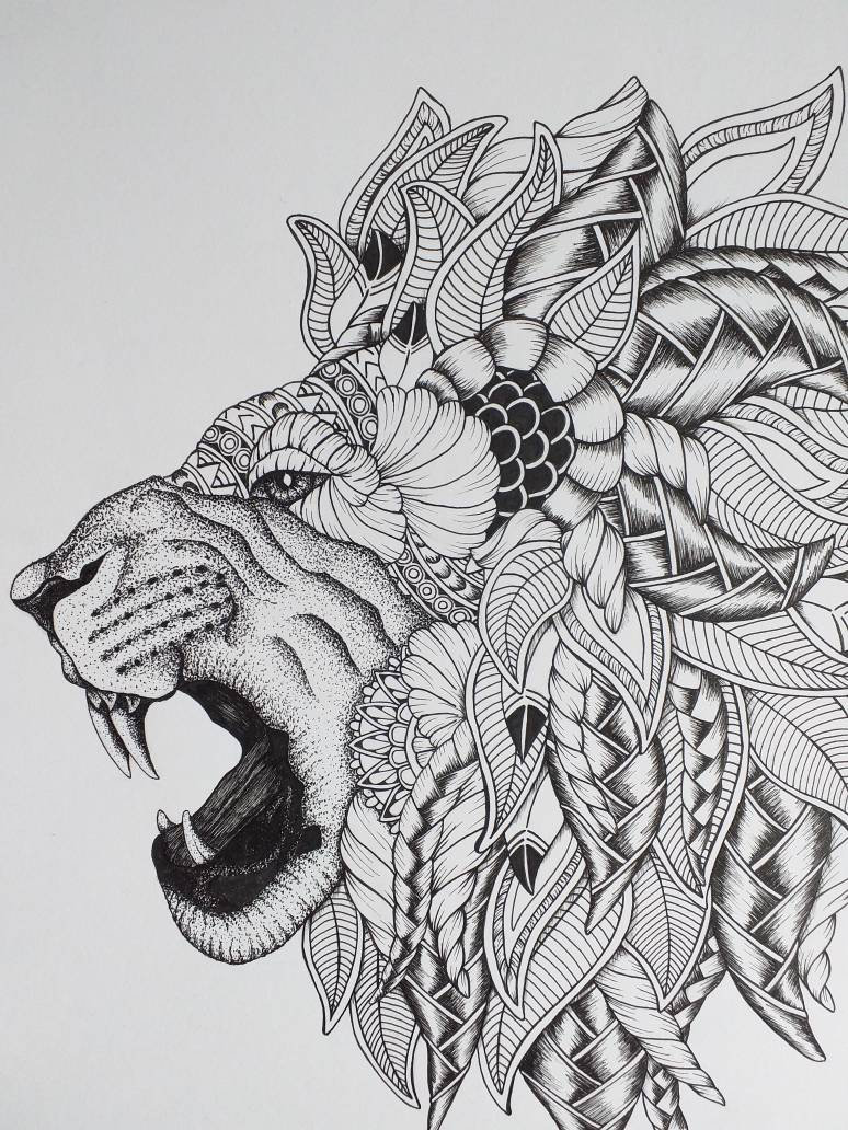 Zentangle Lion Art Print Animal Mandala Illustration - Etsy New Zealand Zentangle Lion Art Print Animal Mandala Illustration - Etsy New Zealand