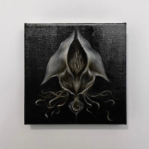 It Came From Outer Space - Oil Painting - Alien, Sci-Fi, Horror, Lovecraftian, Movie - lizdelphic