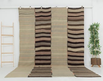 Kilim Rug 8x12, Vintage Kilim Rug, Large Area Kilim Rug, Turkish Kilim Rug 8x12, Handmade Rug, Living Room Rug, Rug Kilim, 14141