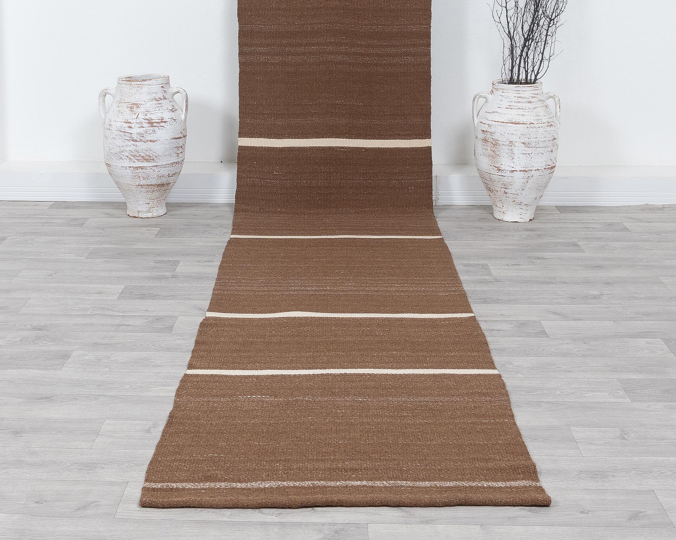 ヴィンテージキリム 3x3.8ft Vintage Striped Rug Vintage Kilim Rug Vintage