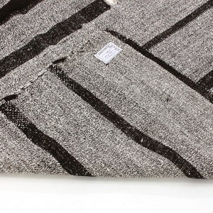 5x8 Schwarz GrauEr KelimTeppich Türkischer Vintage | Etsy