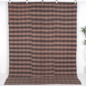 Plaid Primitive Kilim rug, 6x9 Kilim rug, Handmade One of a kind Area rug, Vintage Floor rug, Turkey rug, Rustic rug, Anatolia rug, 5513
