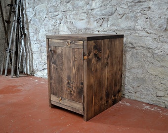 Reclaimed Wood Storage Cabinet, Handmade Industrial Furniture