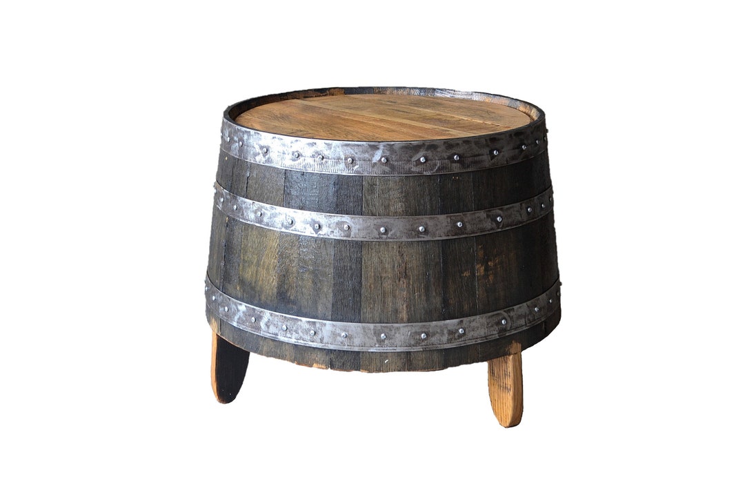 Whisky Barrel Coffee Table Indoor or Outdoor Use Reclaimed Etsy UK