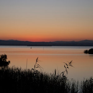Spanish wall art, Landscape Photography, Travel Photography, Spain Photography - Sunset over the Albufera National Park, Valencia, Spain