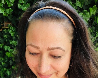 Headband Hairband cork - earth