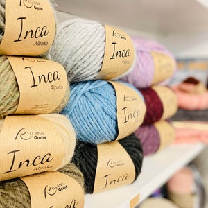 Inca alpaca wool perfect for our headband image 1