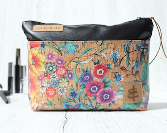 DIY cosmetic bag sewing instructions, make your own bags, sewing a cosmetic bag with zipper and lining