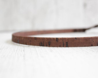 Headband Hairband cork - brown