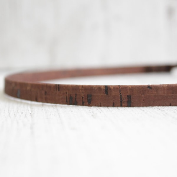 Headband Hairband cork - brown