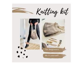 Strickset recycelt, Anleitung *mit Videos, Regenbogen bag, Strickkit, Stricktasche, Strickprojekt, diy, ReCycle, recycelte Baumwolle,