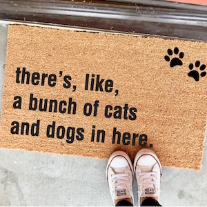 a lot of dogs doormat