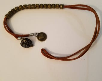Hedgehog/ Love Hair Wrap Bronze