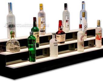 60" licor estantes con iluminación LED - ¡envío gratis!