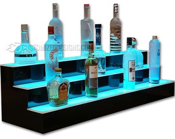 Nivel 3 48" LED iluminado Bar estantes