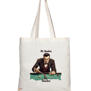 TB2170 Mr Snooker Tragetasche - Klassische Leinentasche für Spieler & Queue-Sportfans