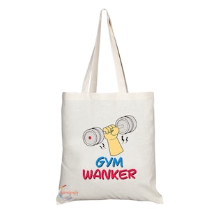 TB1227 Gym Wanker Neuheit Geschenk Geschenk Gedruckt Eco-Friendly Stylish Long Tote Schultertasche mit Griff