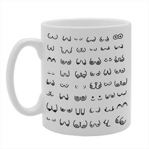 MG4697 Funny Boobies Printed Tea Coffee Ceramic Mug